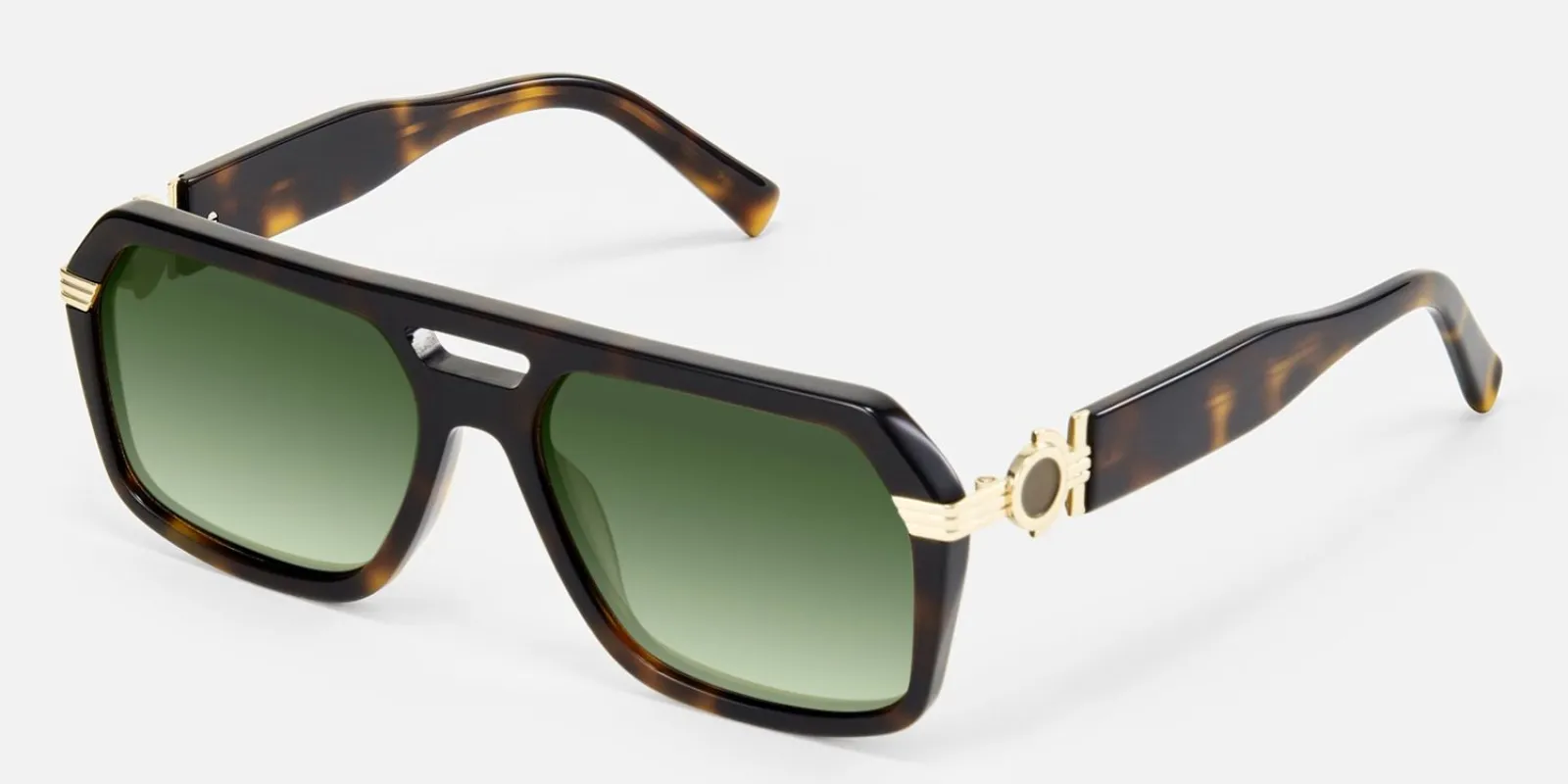 Maverick - Aviator Tortoise Sunglasses made by Vooglam