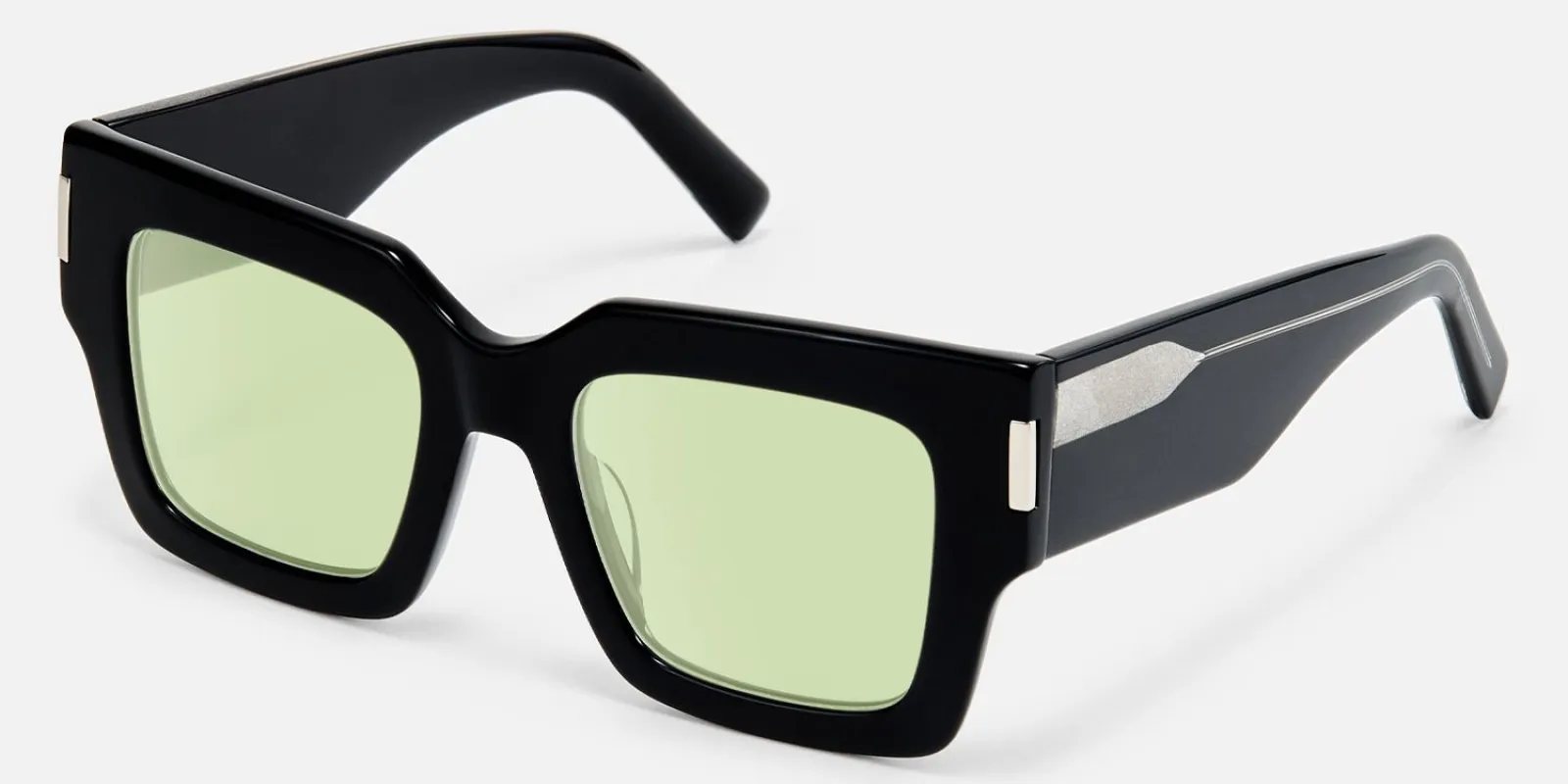 Vaeda - Square Black Sunglasses made by Vooglam