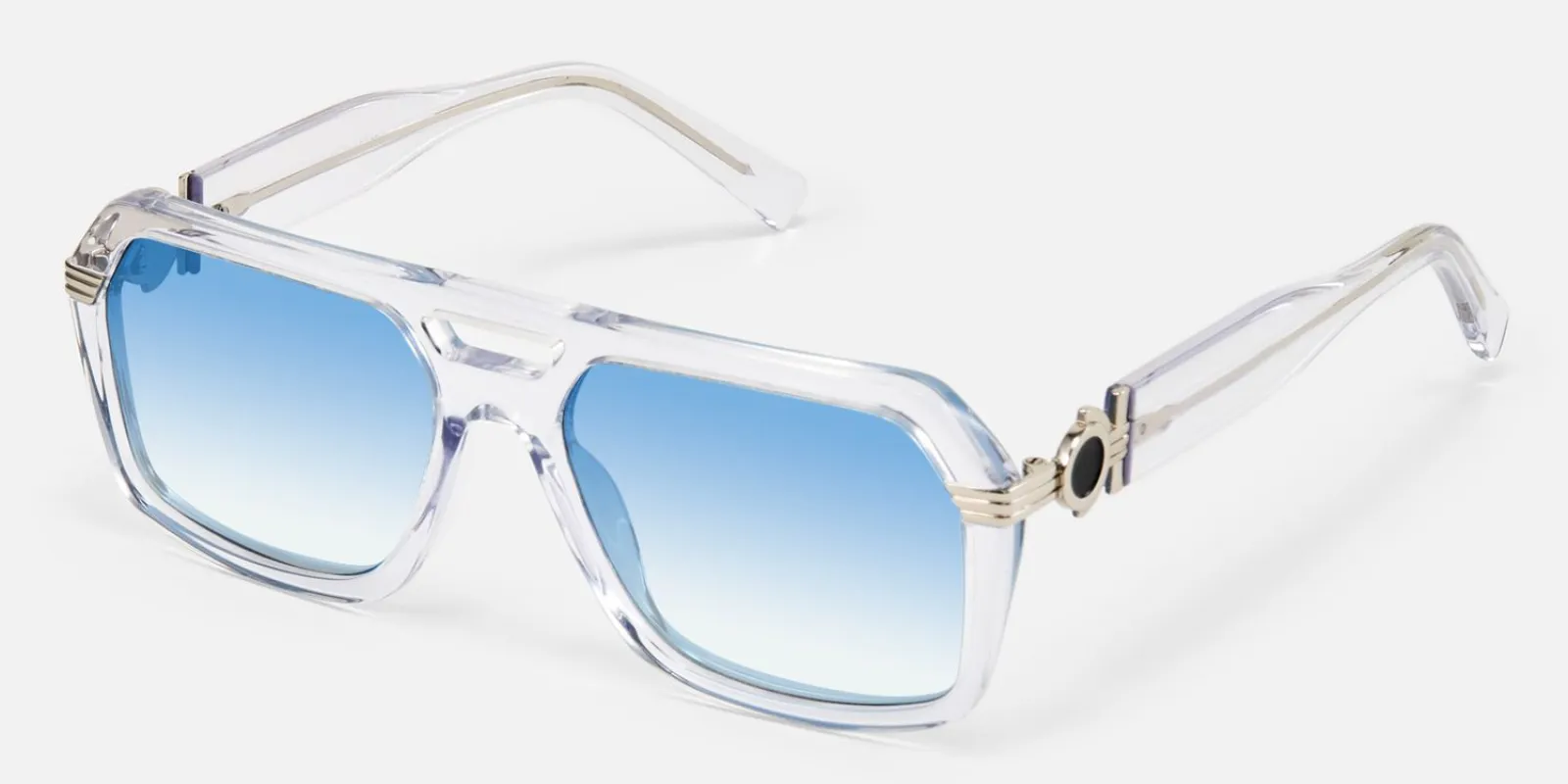 Maverick - Aviator Crystal Sunglasses made by Vooglam