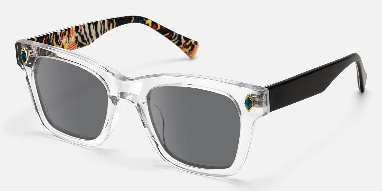 Adinkra - Square Transparent Sunglasses sold by Vooglam product image thumbnail 2