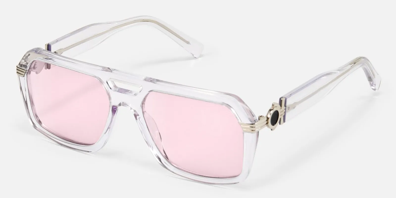 Maverick - Aviator Crystal Sunglasses made by Vooglam