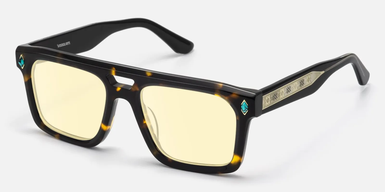 Bastion - Aviator Tortoise Sunglasses made by Vooglam