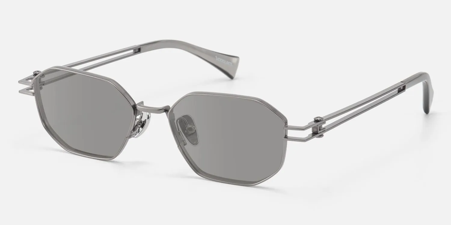 Loos - Geometric Gray Sunglasses sold by Vooglam product image thumbnail 2