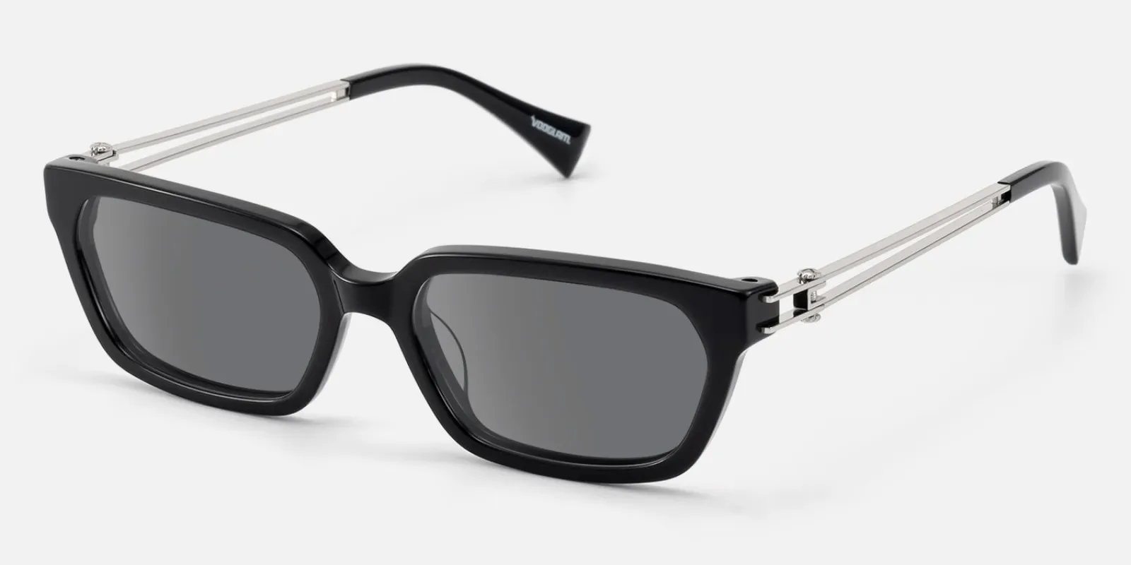 Scarpa- Rectangle Black Sunglasses made by Vooglam