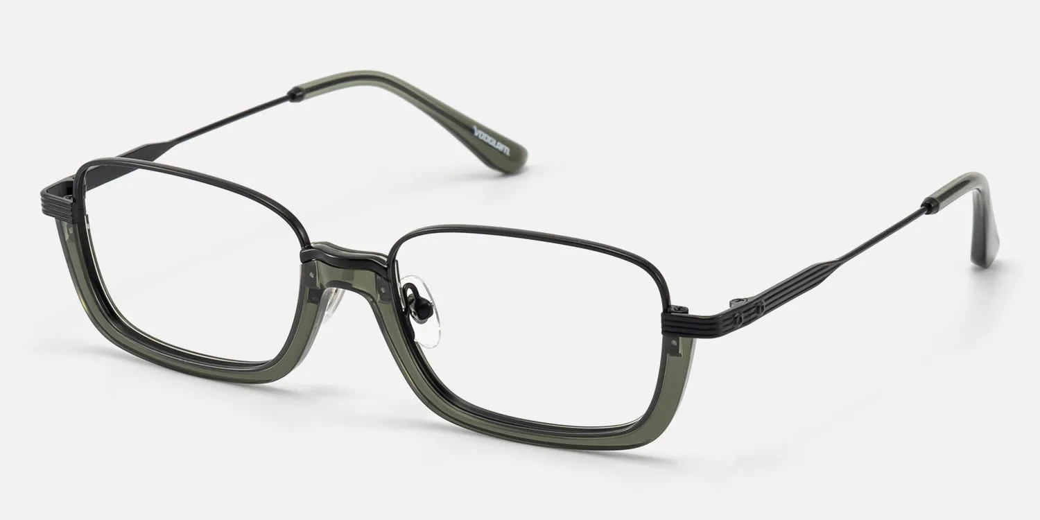 Basel - Rectangle Black Eyeglasses sold by Vooglam product image thumbnail 2