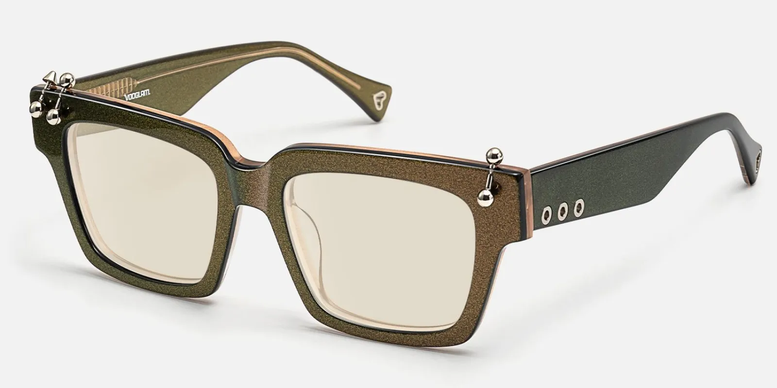 PIERCE - Square Multicolor Sunglasses made by Vooglam