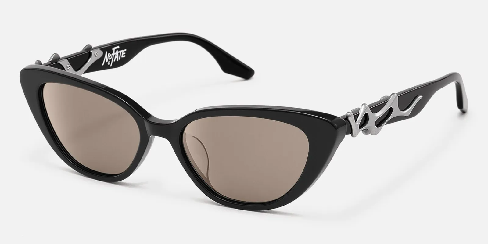 No Fate - Cat Eye Black Sunglasses made by Vooglam