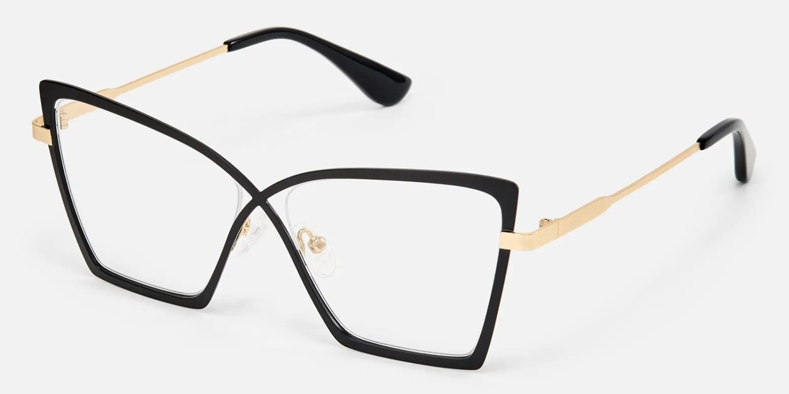 Felicja - Butterfly Black Eyeglasses made by Vooglam