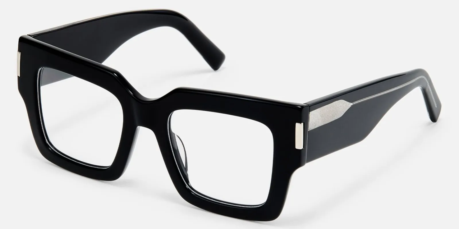 Vaeda - Square Black Eyeglasses made by Vooglam