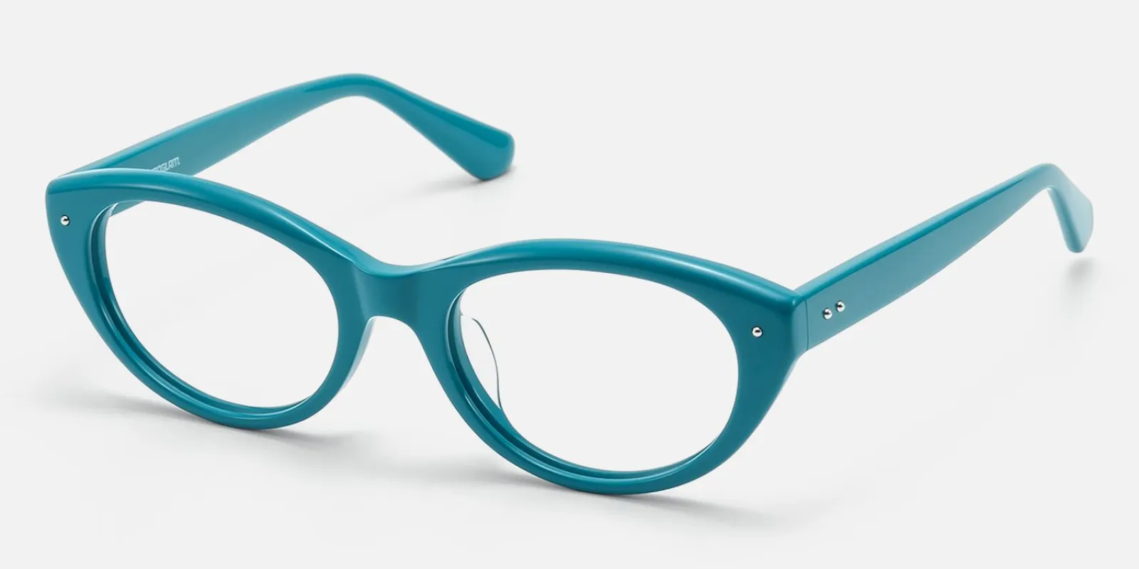 Vael - Cat eye Blue Eyeglasses made by Vooglam