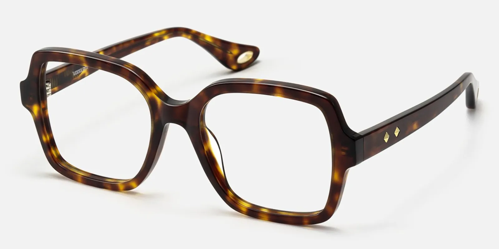 Meridian - Square Tortoise Eyeglasses made by Vooglam
