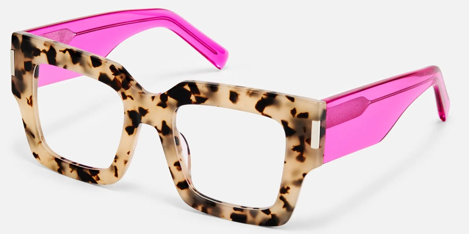 Vaeda - Bold Square Tortoise Eyeglasses made by Vooglam