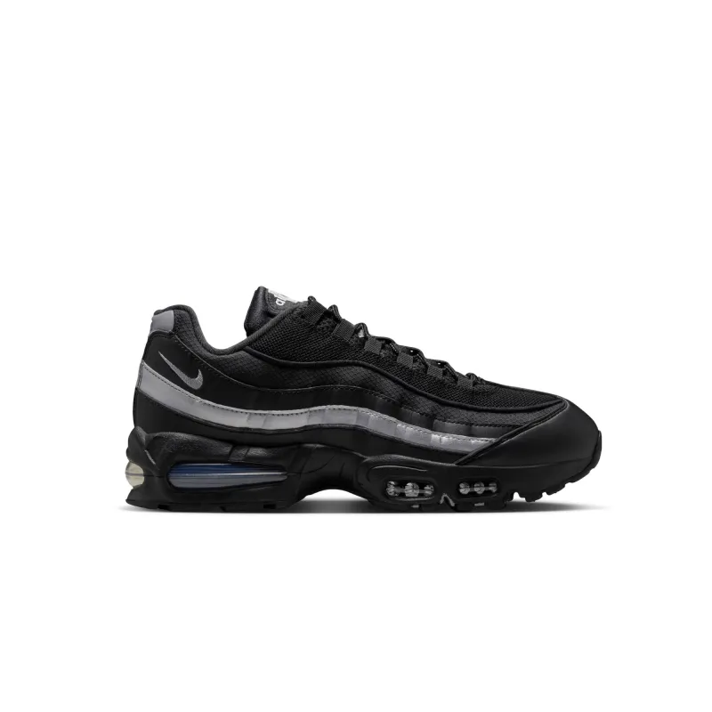 Air Max 95 Big Bubble Black White Metallic Silver sold by Grinmore