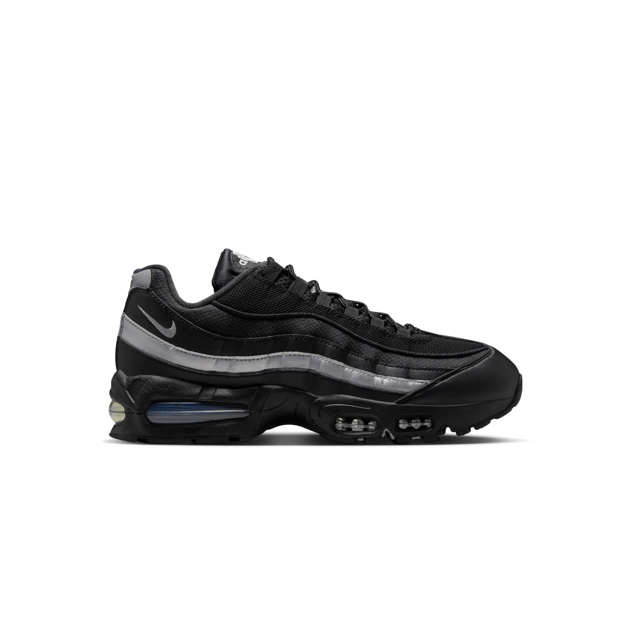 Air Max 95 Big Bubble Black White Metallic Silver sold by Grinmore