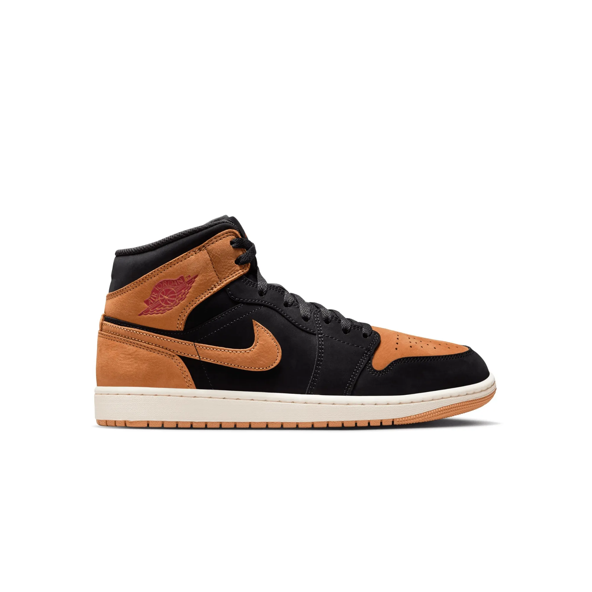 Air Jordan 1 Mid Black Flax SE sold by Grinmore