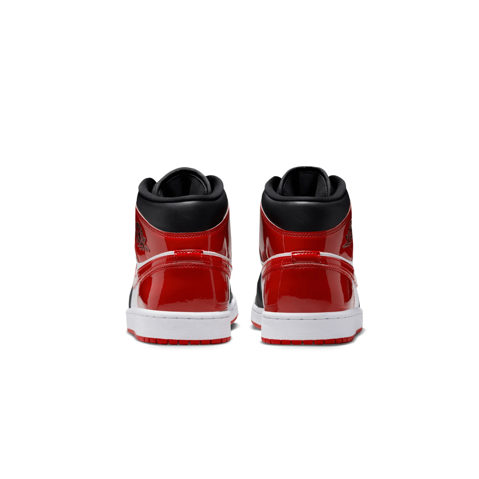 Air Jordan 1 Mid Patent Bred Toe SE sold by Grinmore product image thumbnail 4