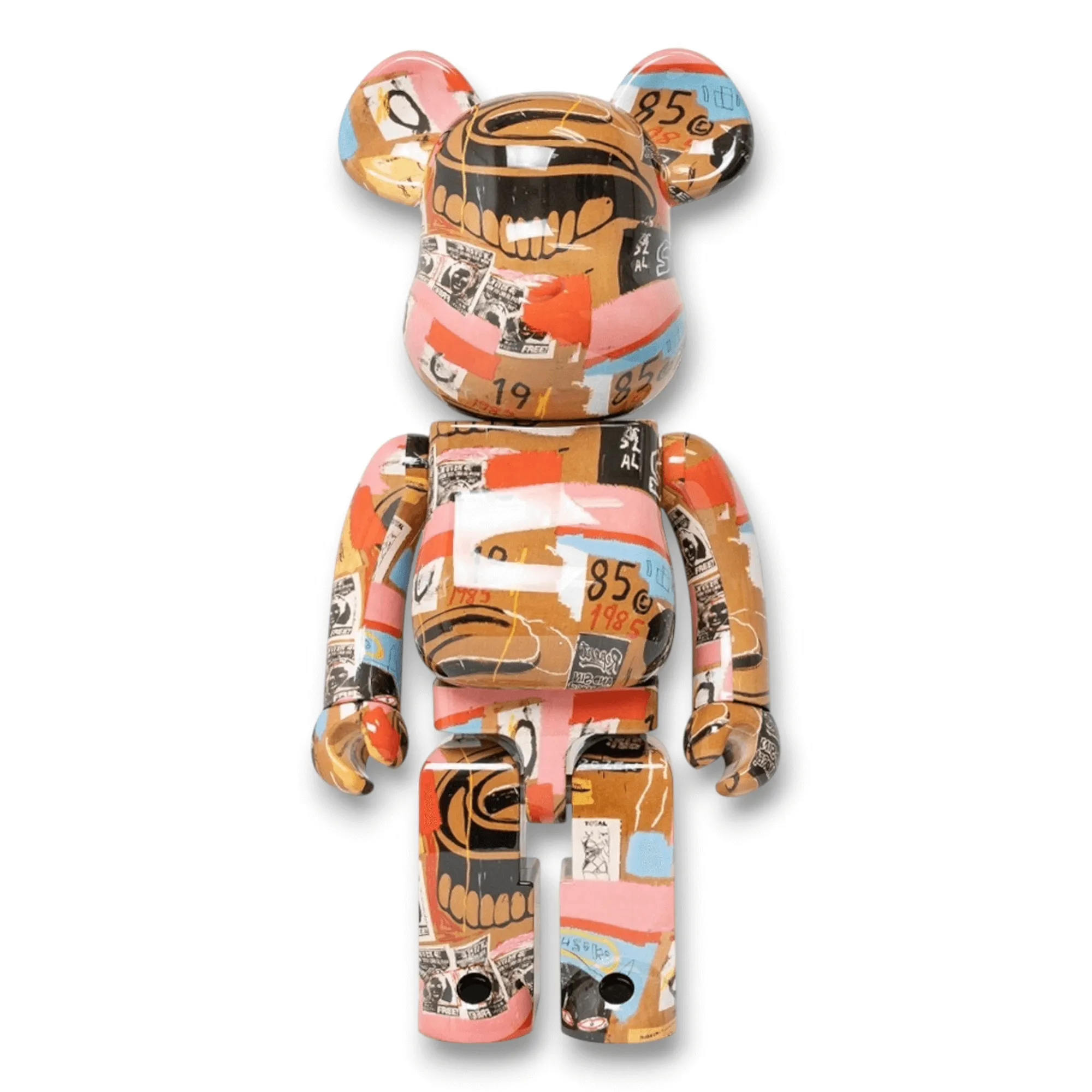 Andy Warhol x Jean-Michel Basquiat #2 1000% BE@RBRICK sold by Grinmore