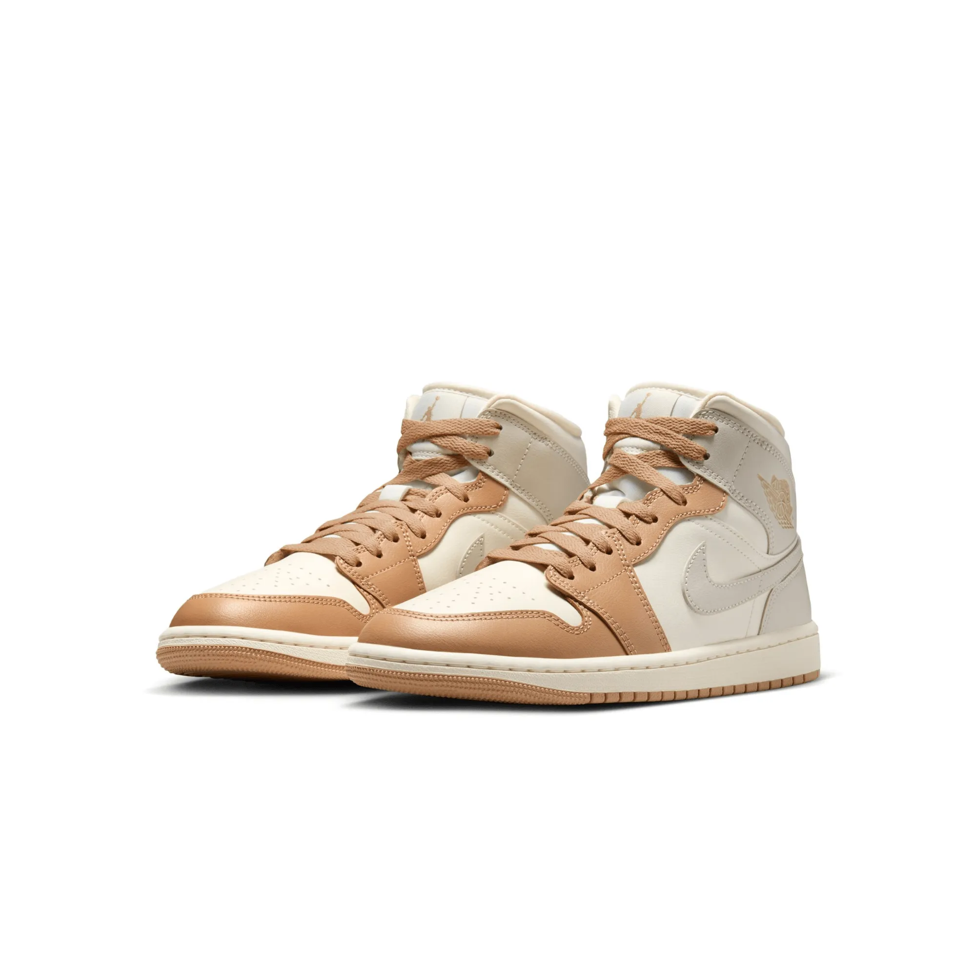 WMNS Air Jordan 1 Mid Tan Toe sold by Grinmore product image thumbnail 2