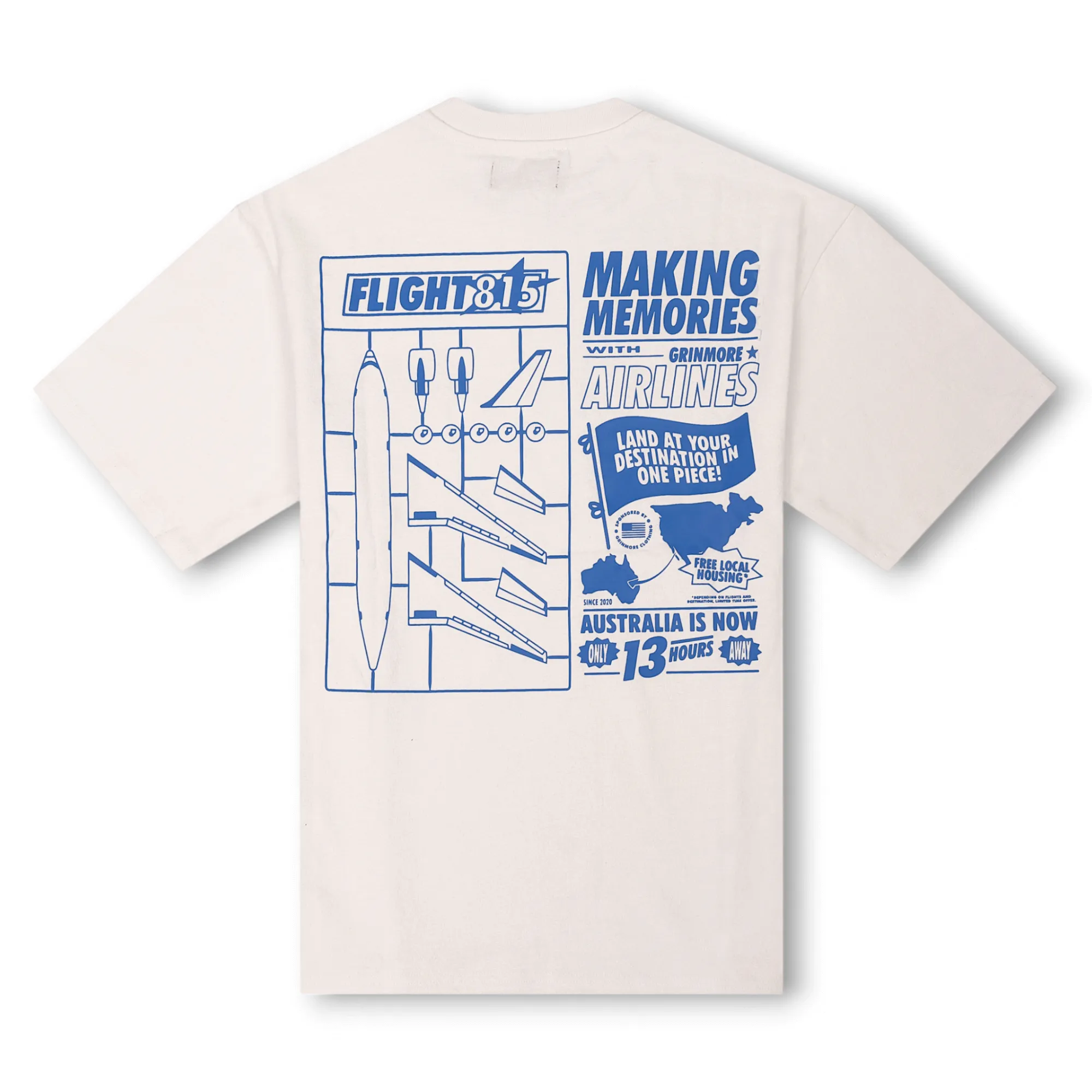 Grinmore Airlines Tee sold by Grinmore product image thumbnail 2