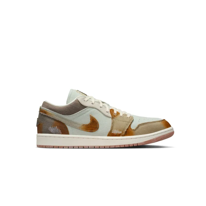 Air Jordan 1 Low Multi-Color Sail Light Bone SE sold by Grinmore