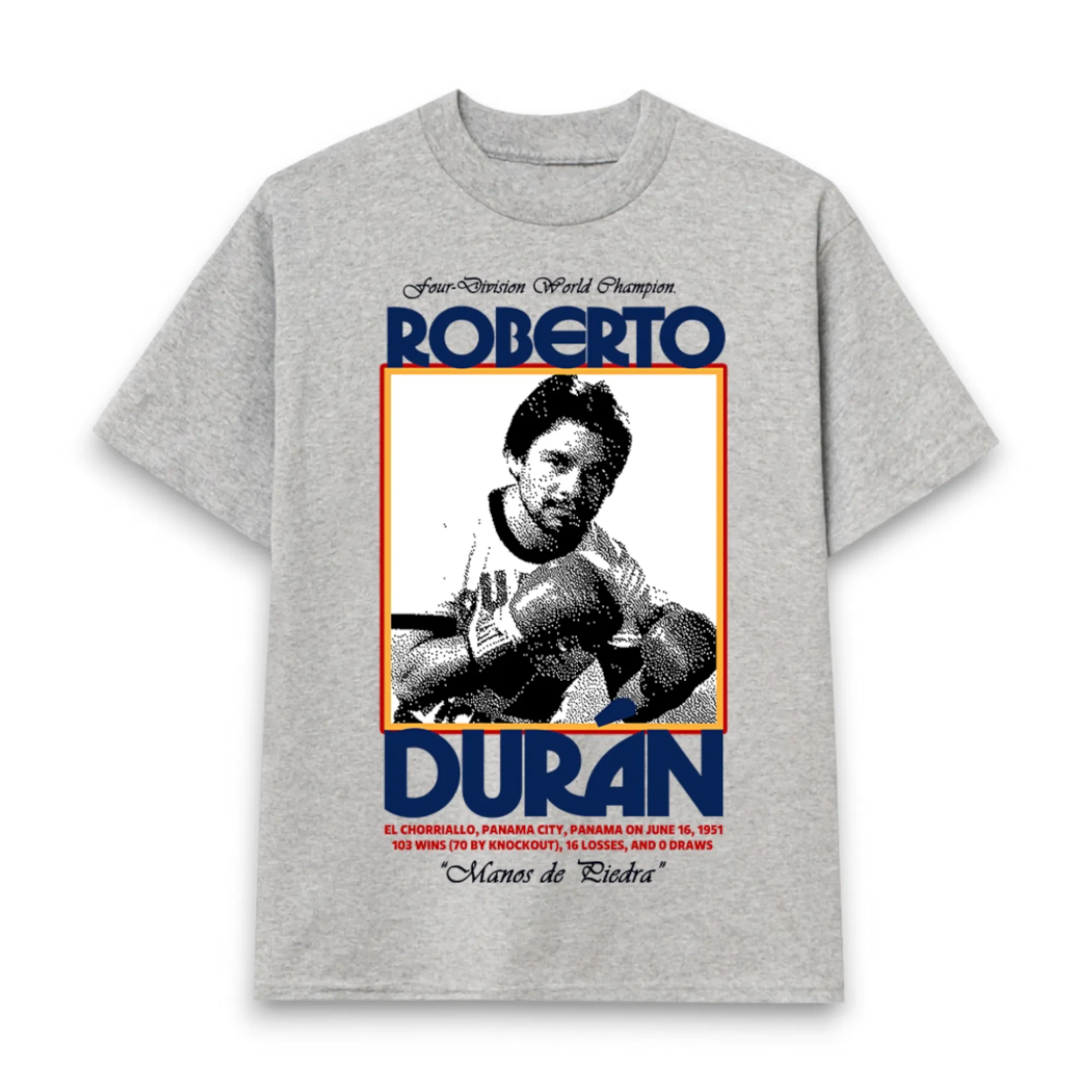 Roberto Duran Tee sold by Grinmore