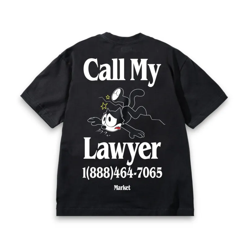 Felix The Cat Call My Lawyer Tee sold by Grinmore