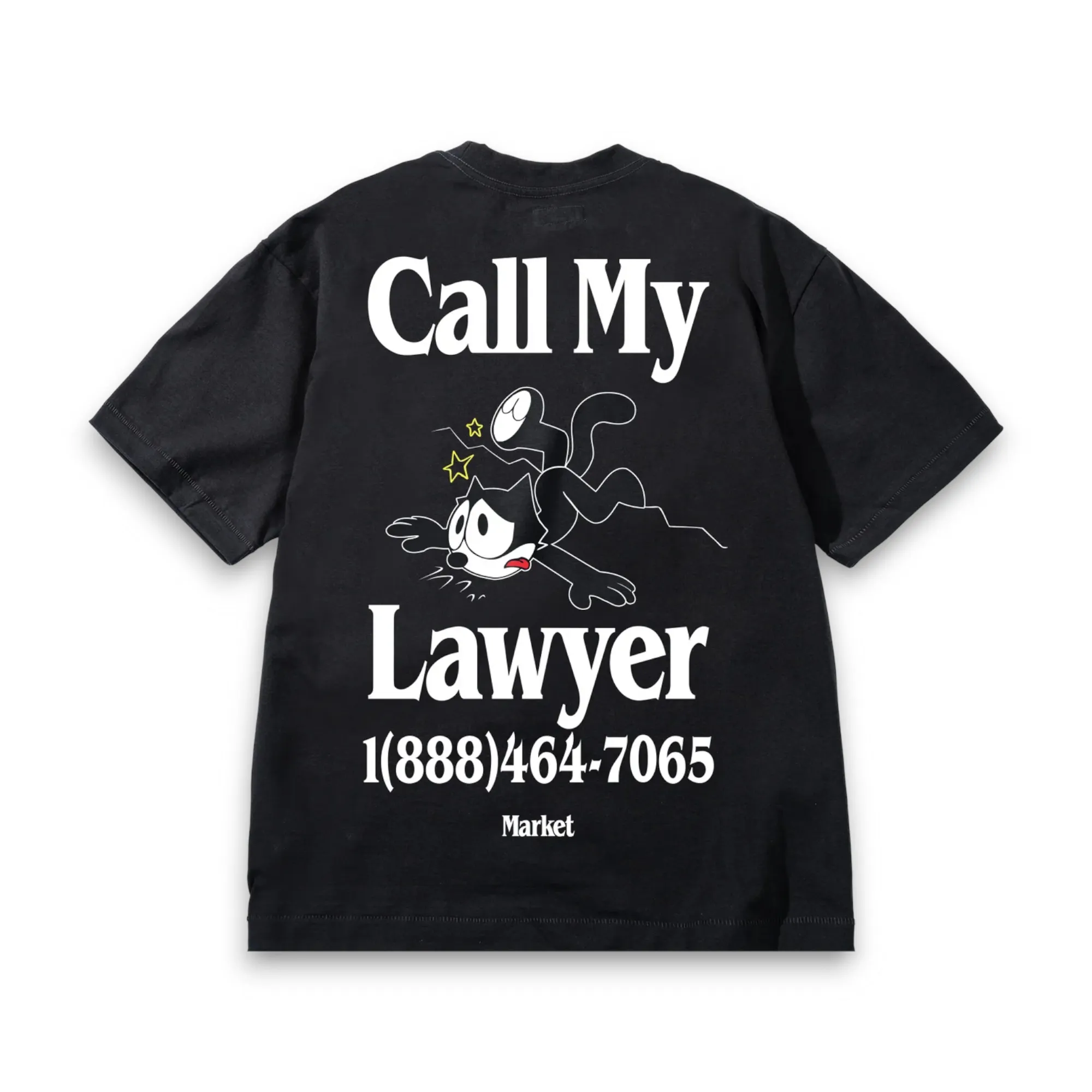 Felix The Cat Call My Lawyer Tee sold by Grinmore