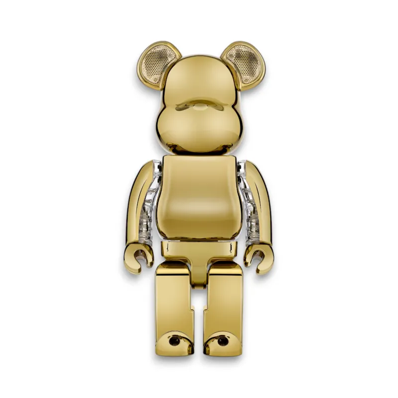Gold Chrome BE@RBRICK AUDIO 400% Portable Speaker sold by Grinmore