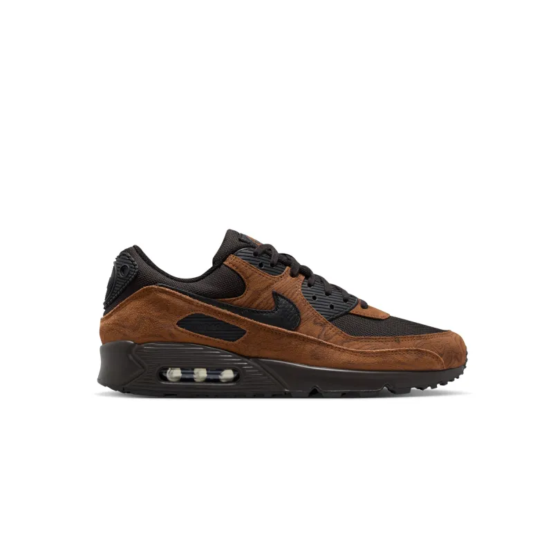 Air Max 90 Premium Light British Tan Velvet Brown sold by Grinmore