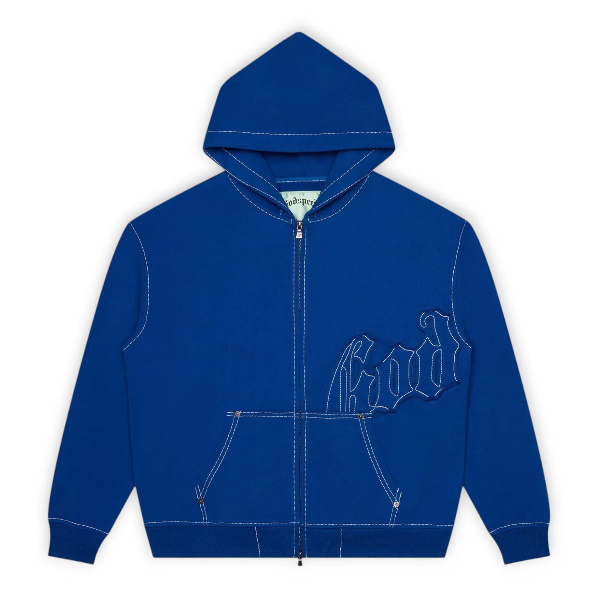 OG Logo Hoodie Blue sold by Grinmore