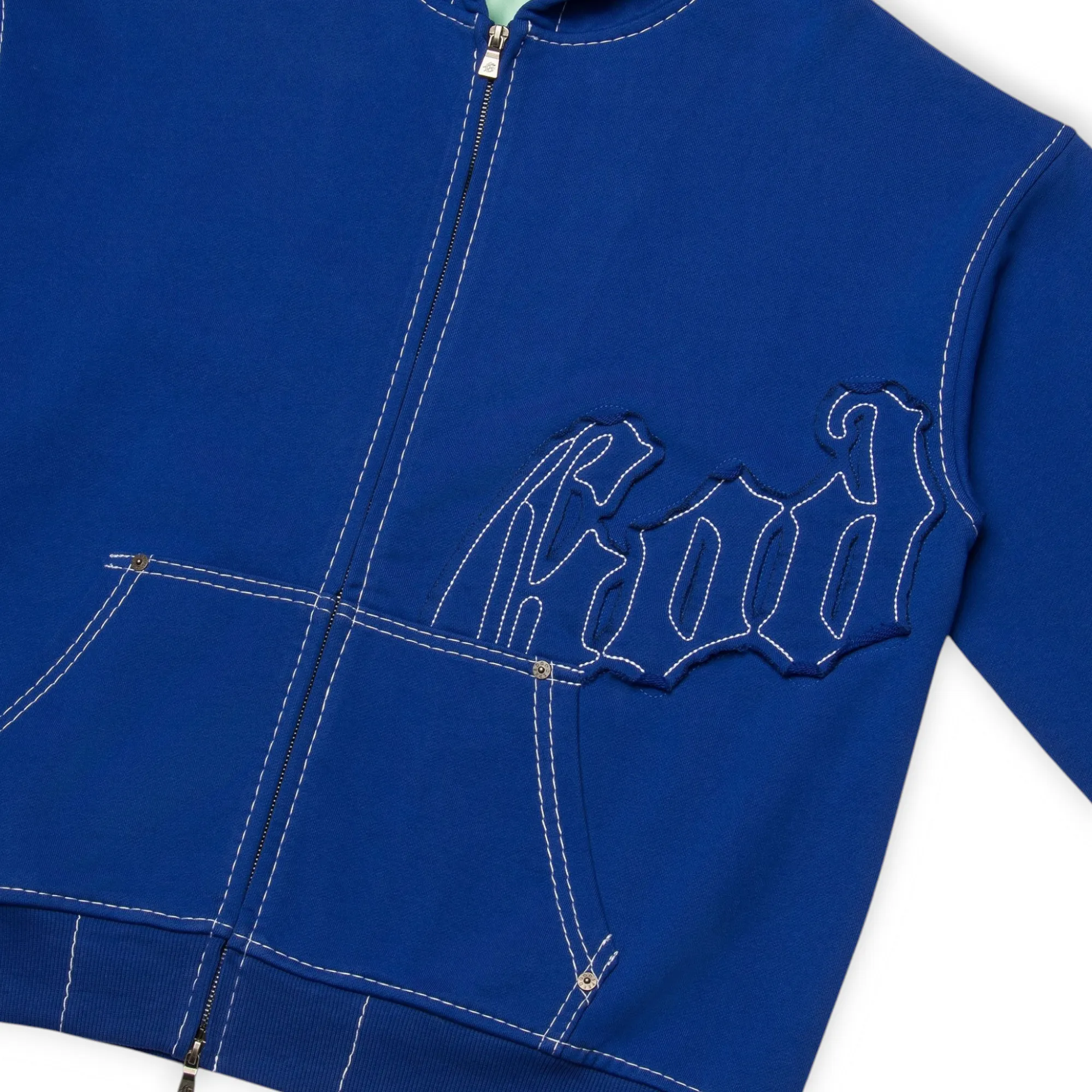 OG Logo Hoodie Blue sold by Grinmore product image thumbnail 3
