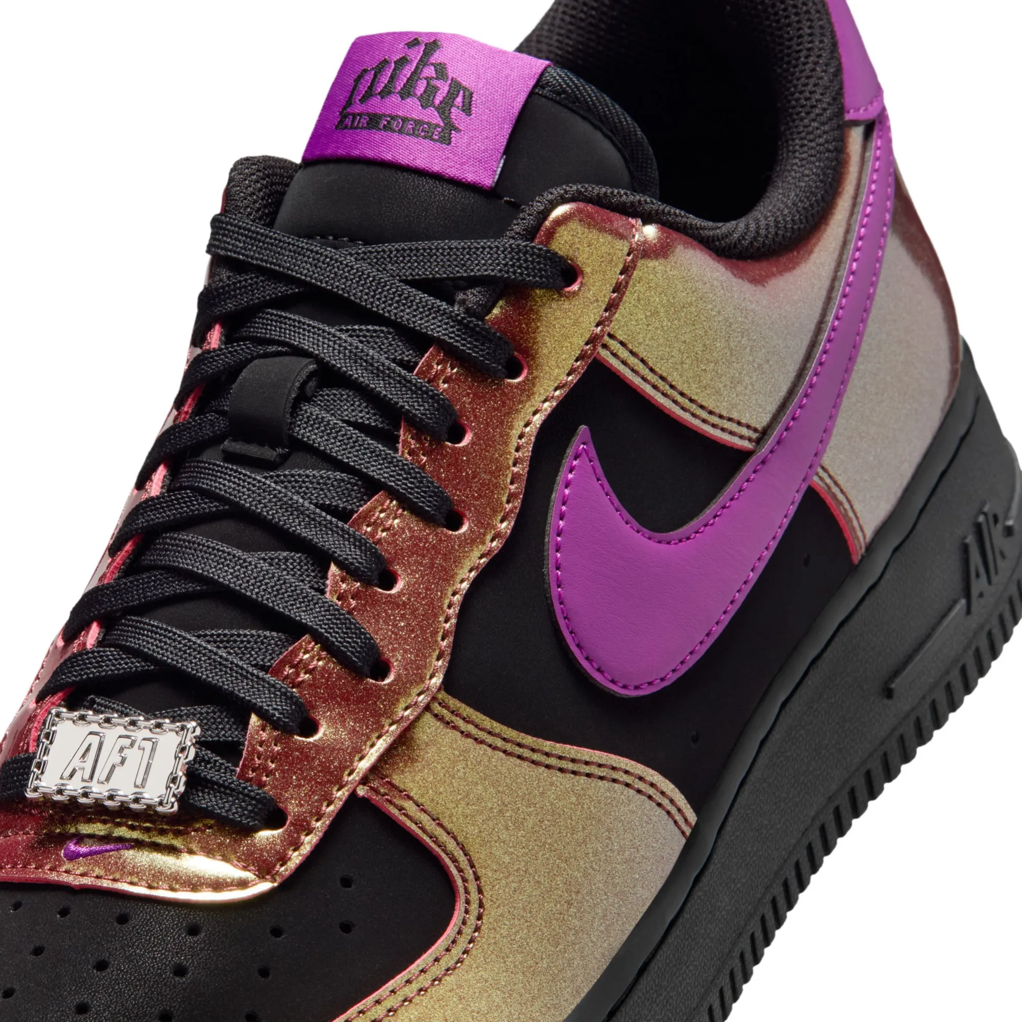 Air Force 1 Low '07 LV8 Glam Rock Black Bold Berry sold by Grinmore product image thumbnail 5