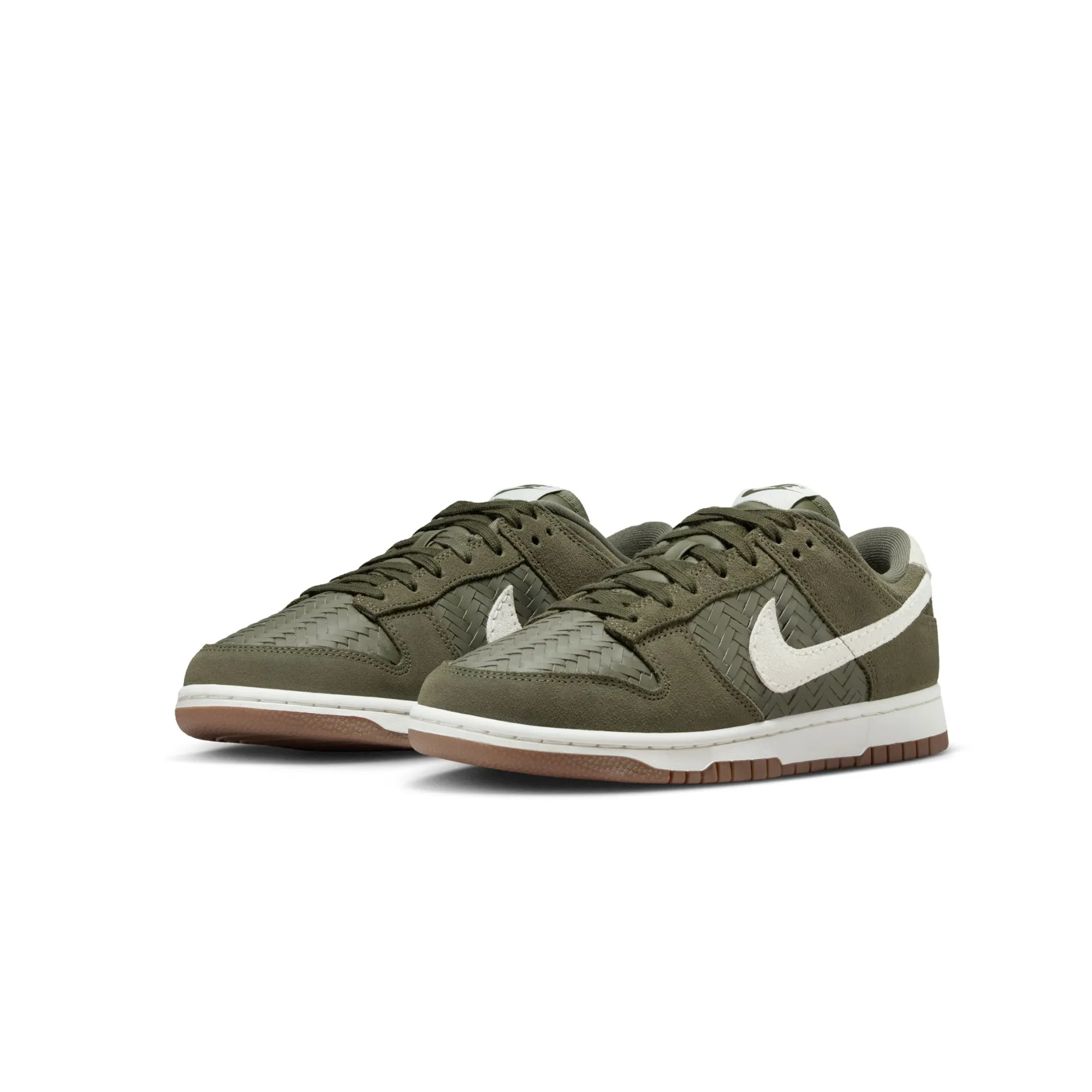 WMNS Dunk Low Premium Woven Medium Olive Gum SE sold by Grinmore product image thumbnail 2