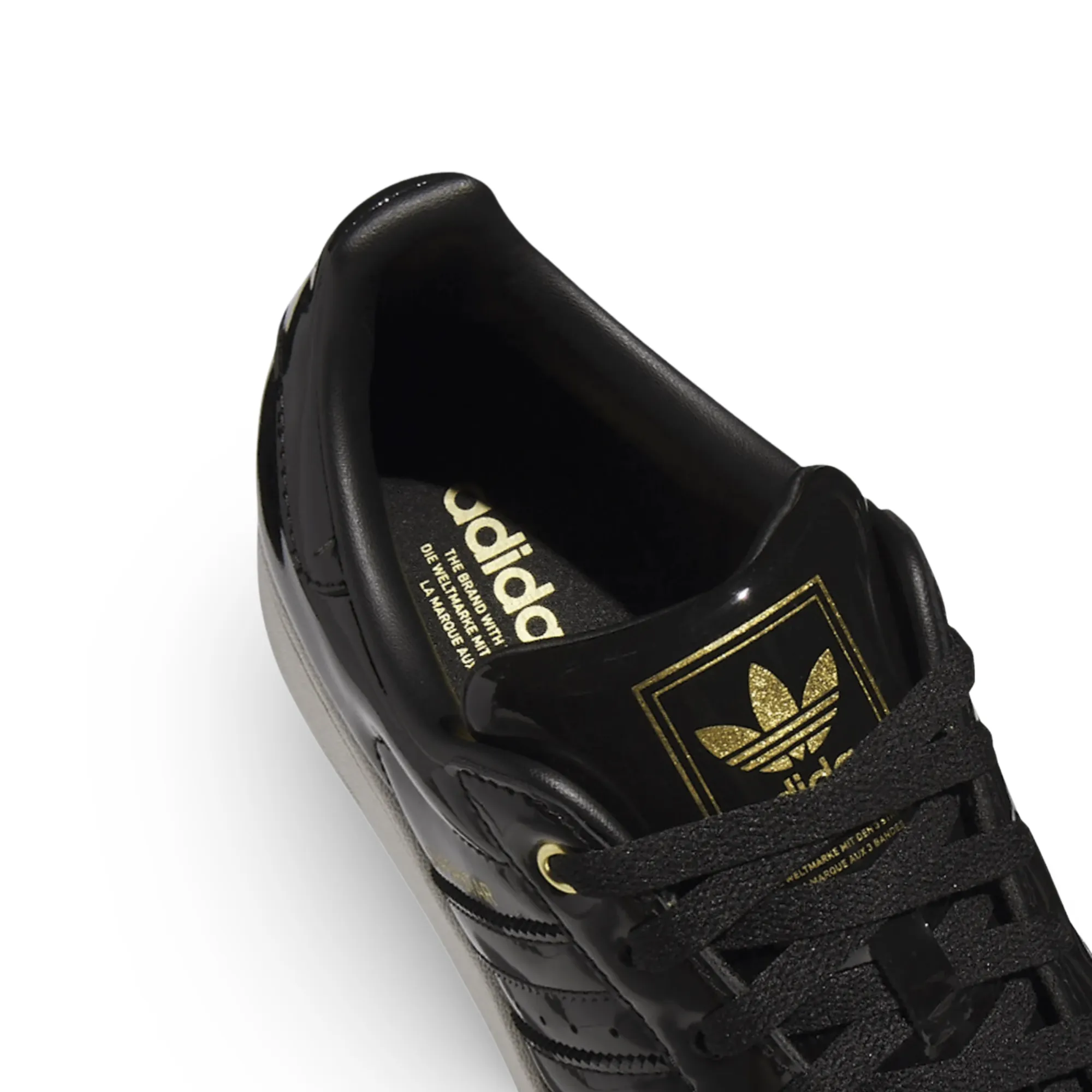 Superstar II Black Patent Off White sold by Grinmore product image thumbnail 4
