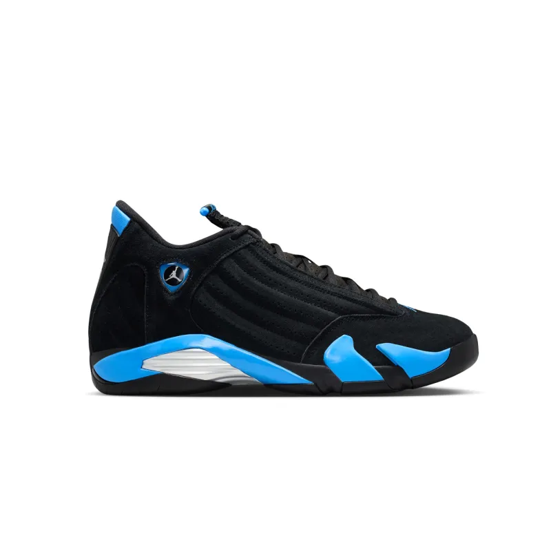 Air Jordan 14 Retro Black University Blue made by Jordan