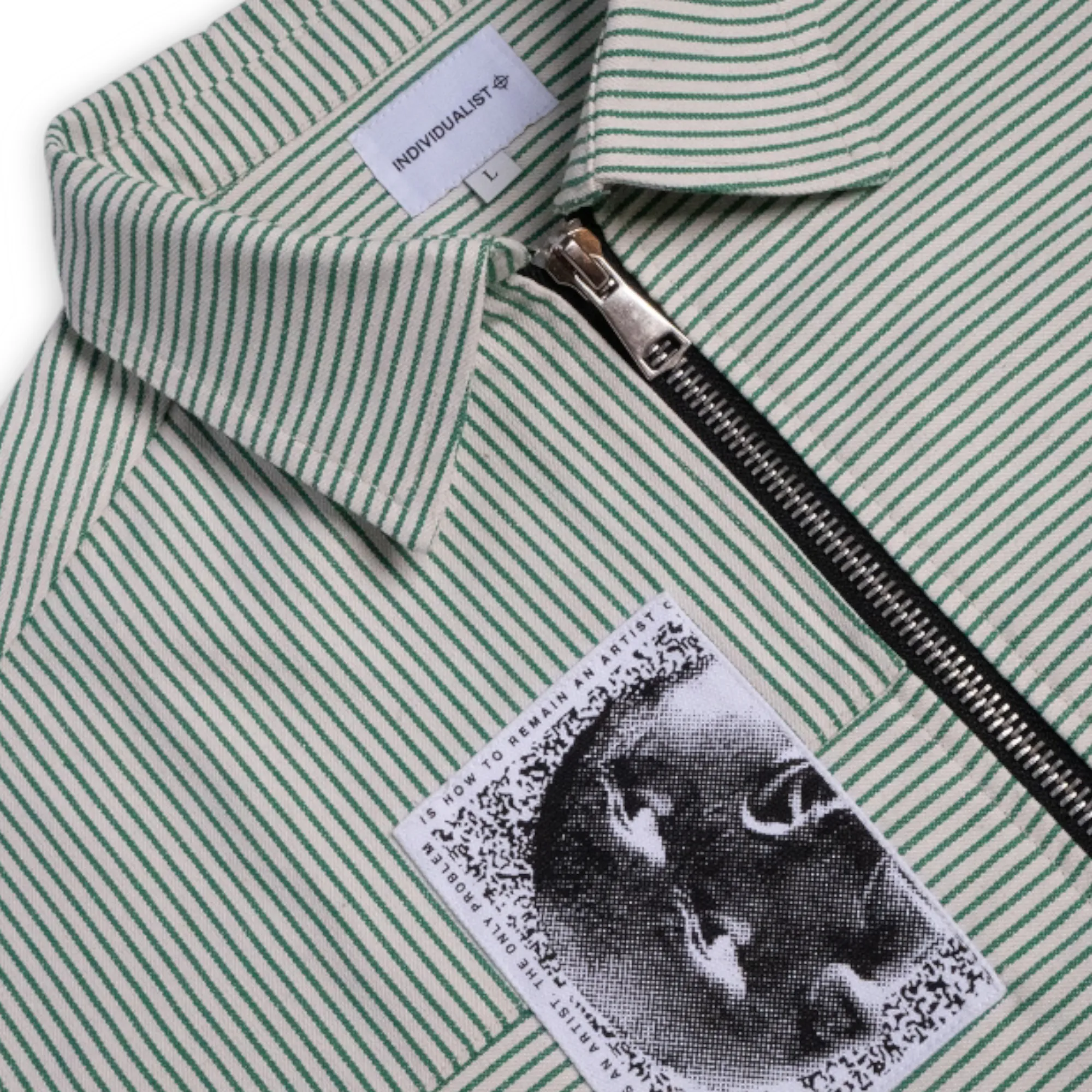 3 Panel Zip Up Work Tee sold by Grinmore product image thumbnail 4