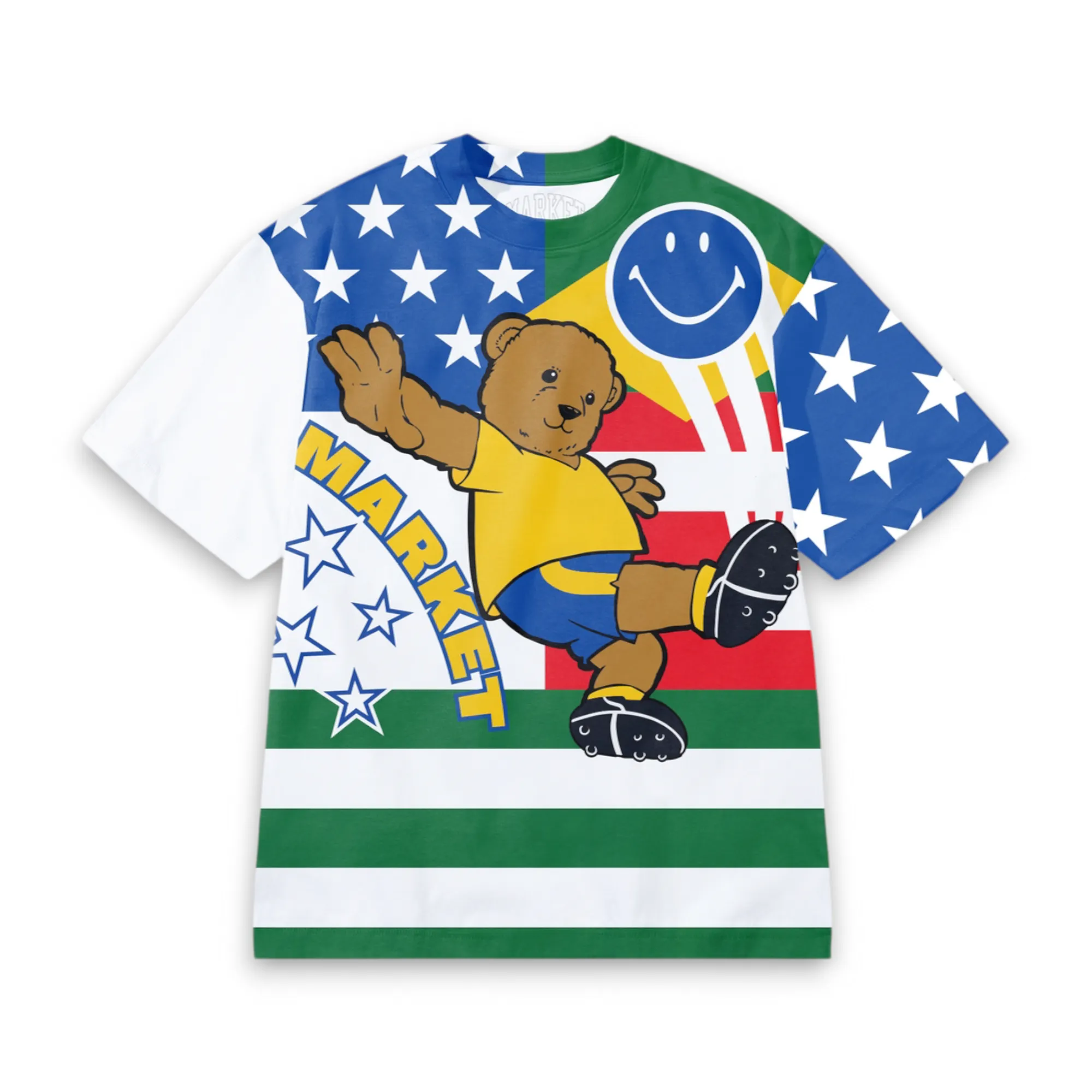 Smiley Shoot Your Shot Bear Tee sold by Grinmore