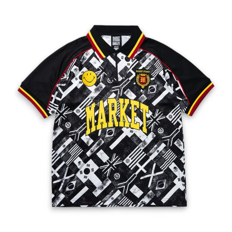 Smiley International Flags Soccer Jersey made by Market