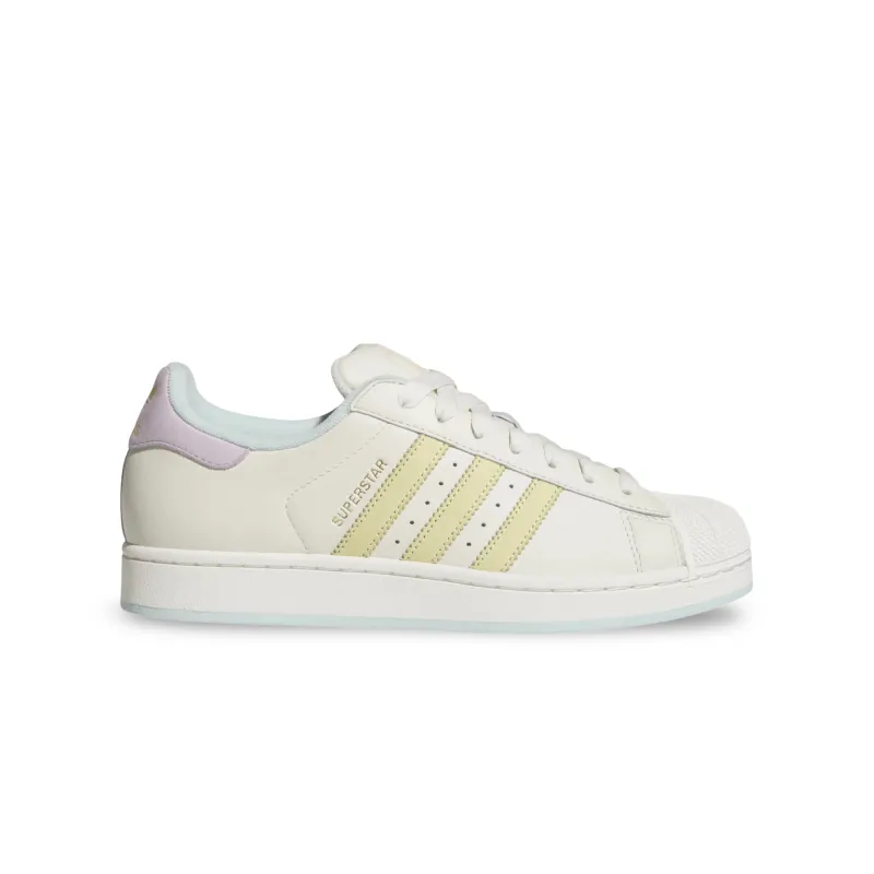 Superstar II Off White Yellow Halo Mint made by Adidas