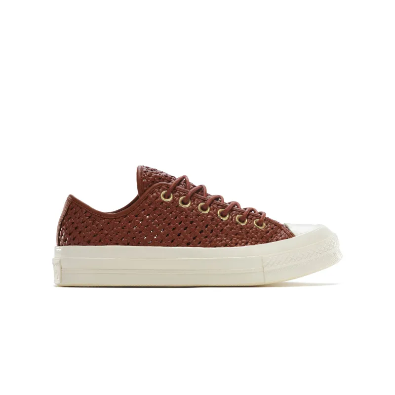 Chuck 70 Woven Leather Egret made by Converse