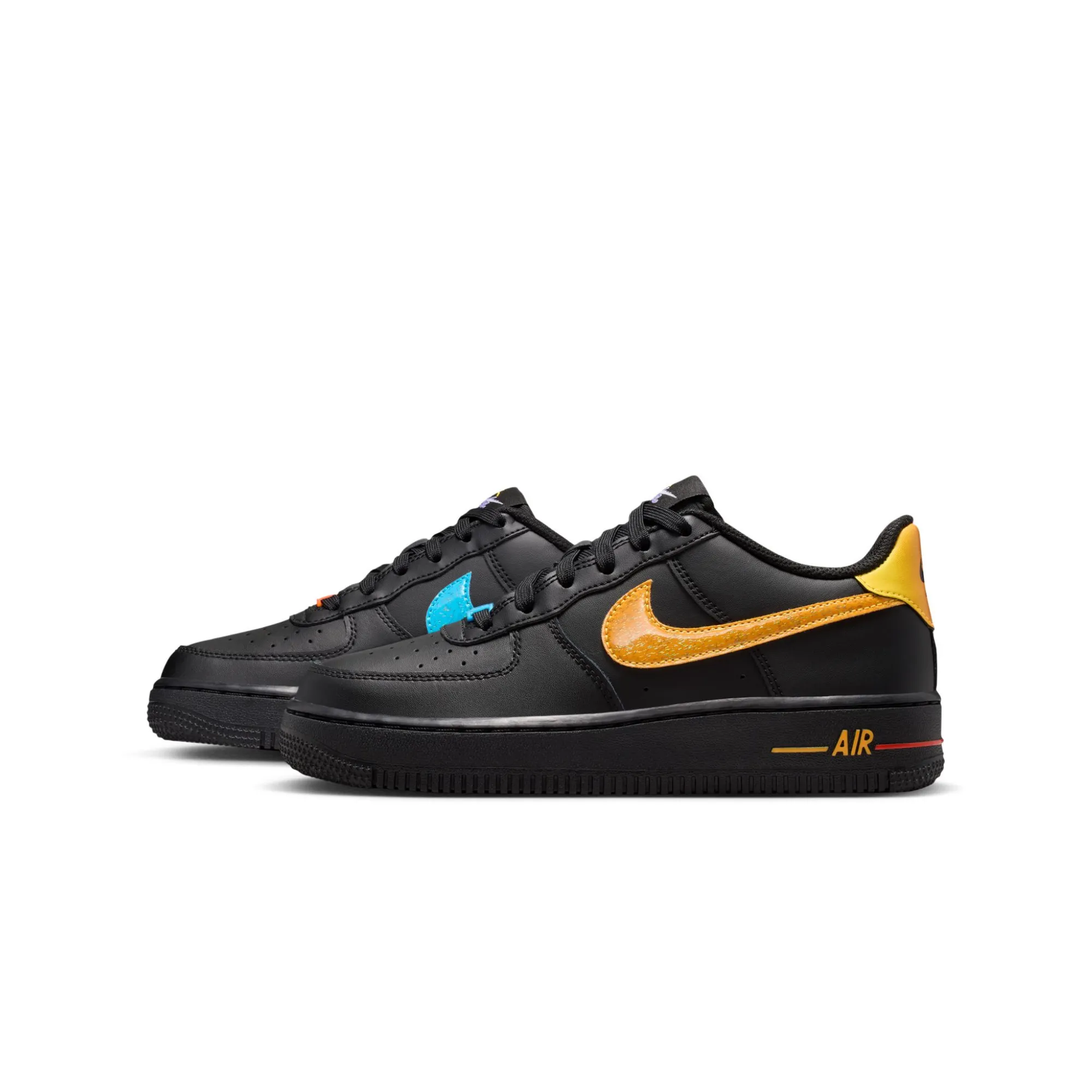 Air Force 1 Low Black Multi-Color GS sold by Grinmore product image thumbnail 3