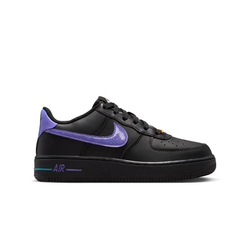 Air Force 1 Low Black Multi-Color GS made by Nike