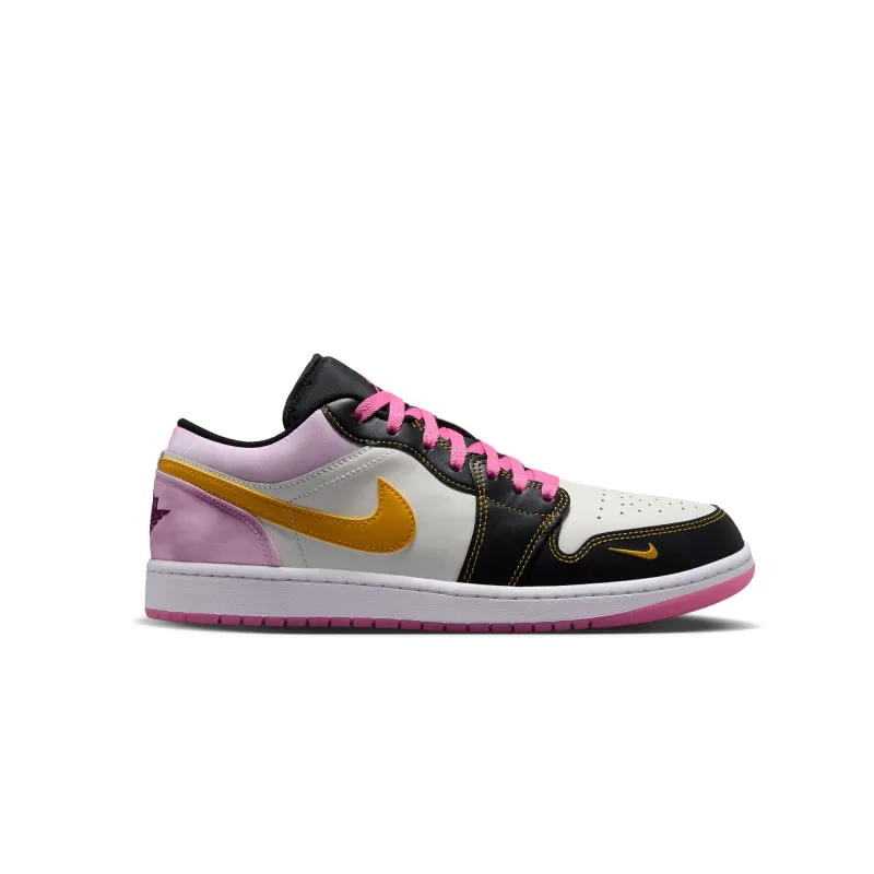 Air Jordan 1 Low SE Black University Gold Pinksicle made by Jordan