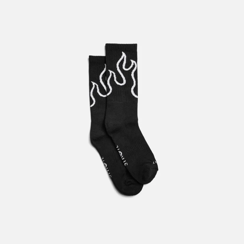 FUEGO SOCKS - BLACKOUT sold by Straye