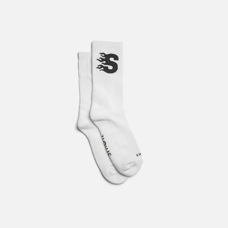 BLAZE SOCKS - BLACK sold by Straye