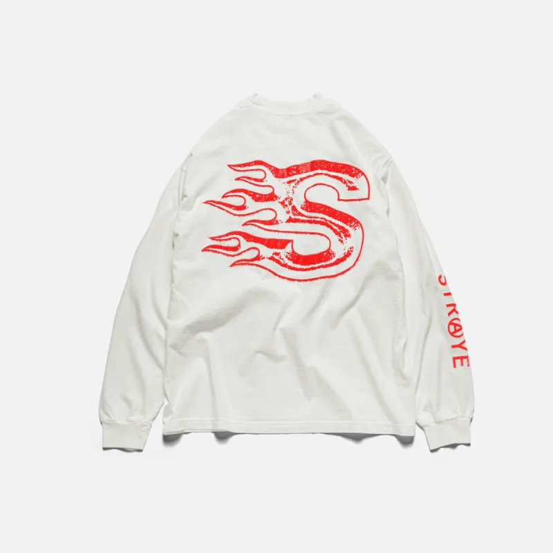 BLAZE L/S - VINTAGE WHITE RED sold by Straye