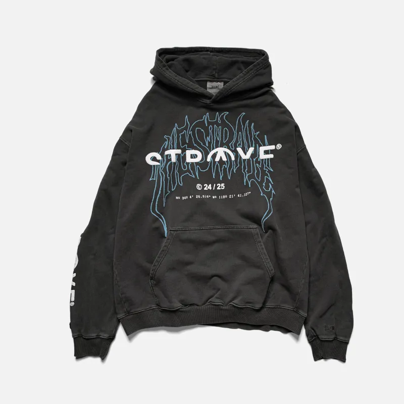 NU-METAL HOODIE - WASHED BLACK sold by Straye