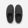 VENTURA MULE - FURRY CARBON sold by Straye