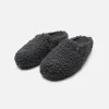 VENTURA MULE - FURRY CARBON sold by Straye