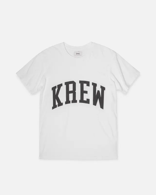 KREW HIGH TSHIRT - WHITE sold by Straye